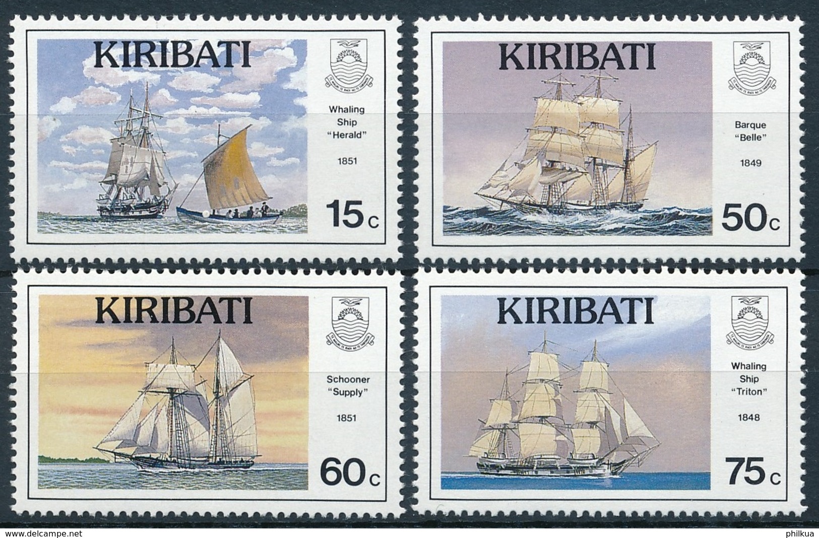 Kiribati - Postfrisch/** - Schiffe, Seefahrt, Segelschiffe, Etc. / Ships, Seafaring, Sailing Ships - Ships