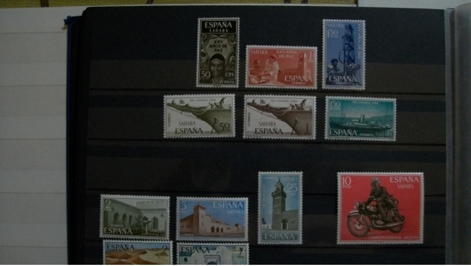 Spanish Sahara-Lot of 32 different complete sets- fine mint(mnh) stamps