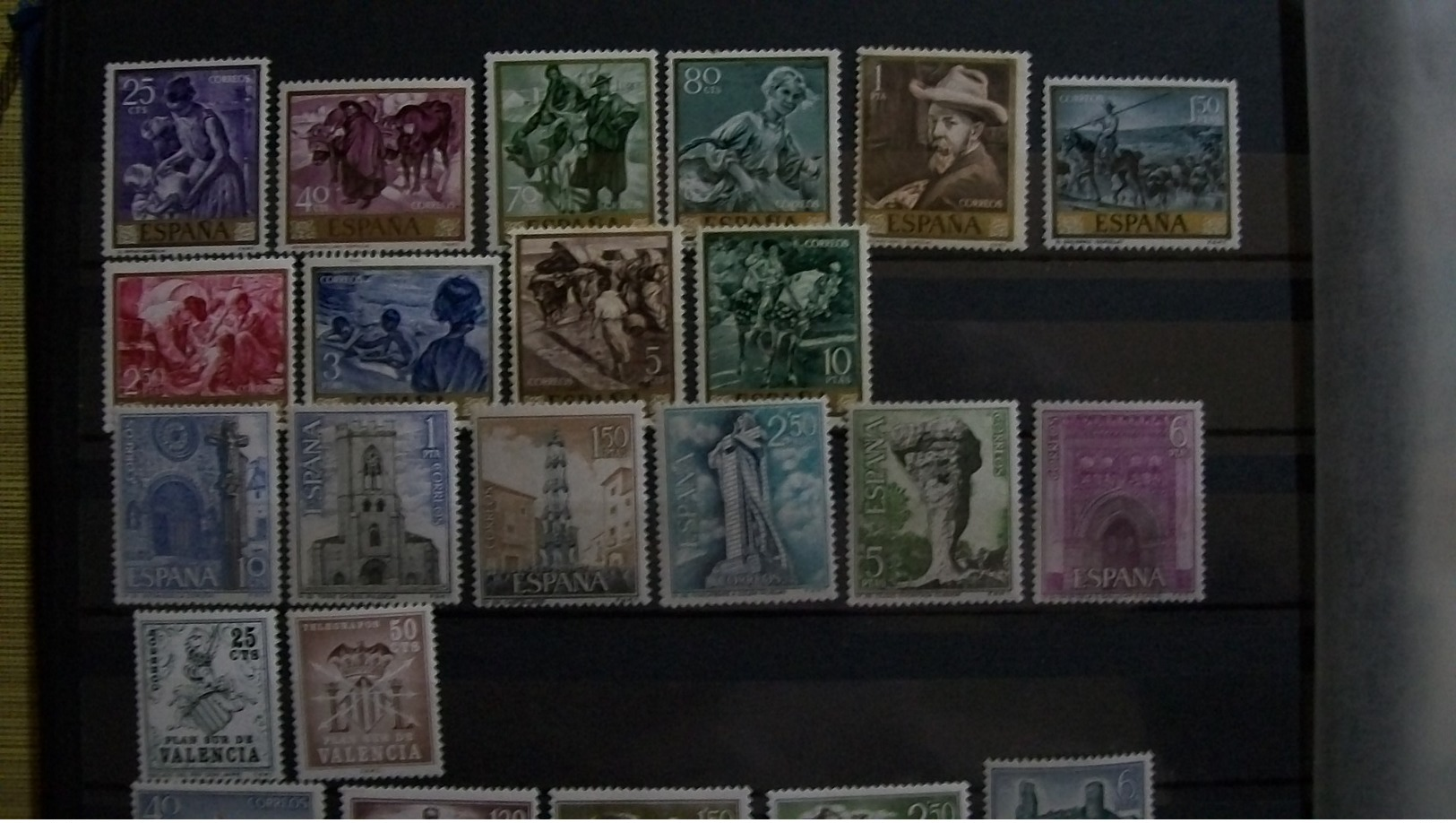 Spanish Stamps-Lot Of 27 Different Complete Sets-mounted(mlh) And Fine(mnh) Mint Stamps - Collections (sans Albums)
