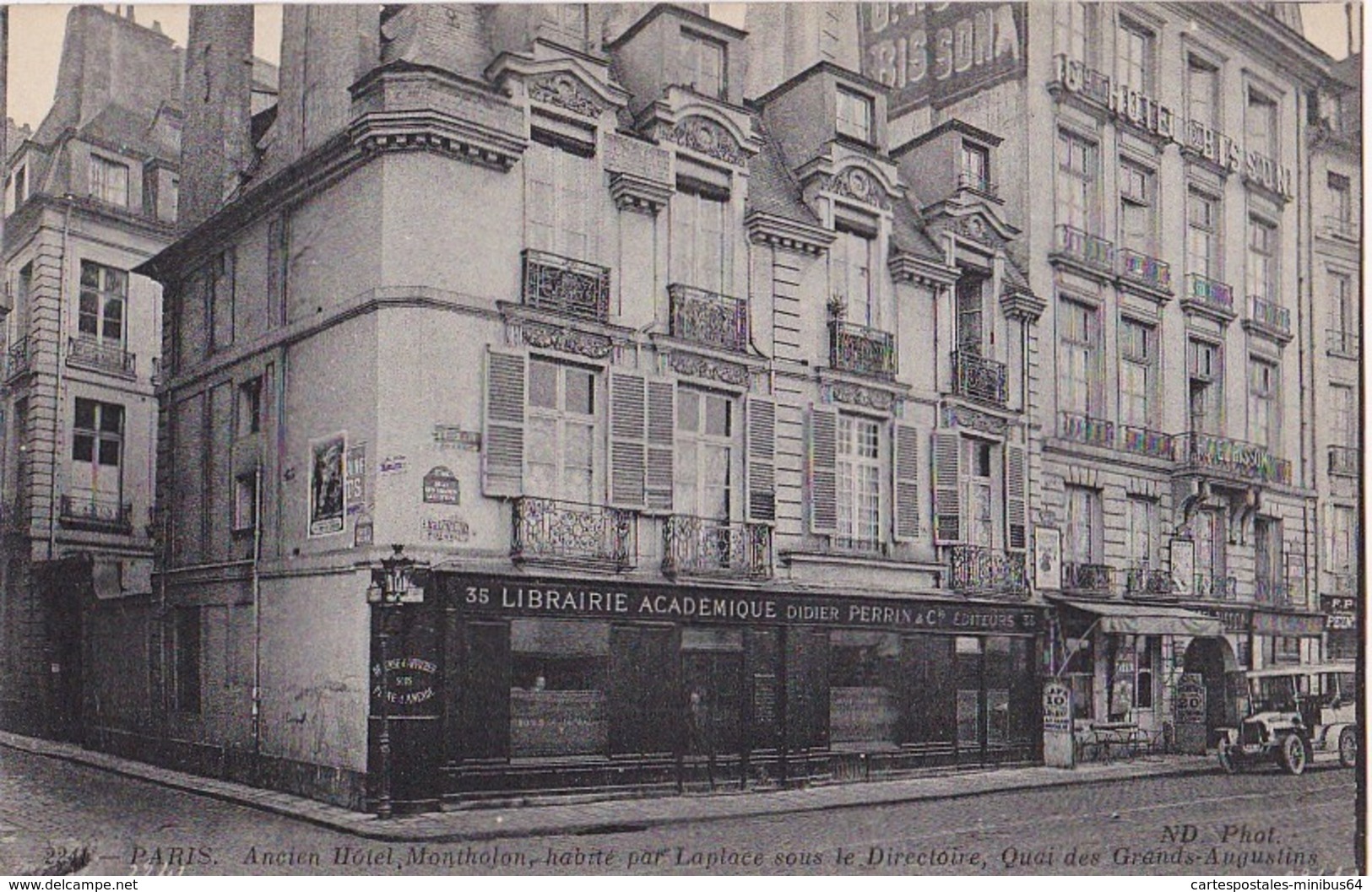 PARIS (75) - Hôtel Montholon - La Poste - ND 2241 - Sans Date - Pubs, Hotels, Restaurants