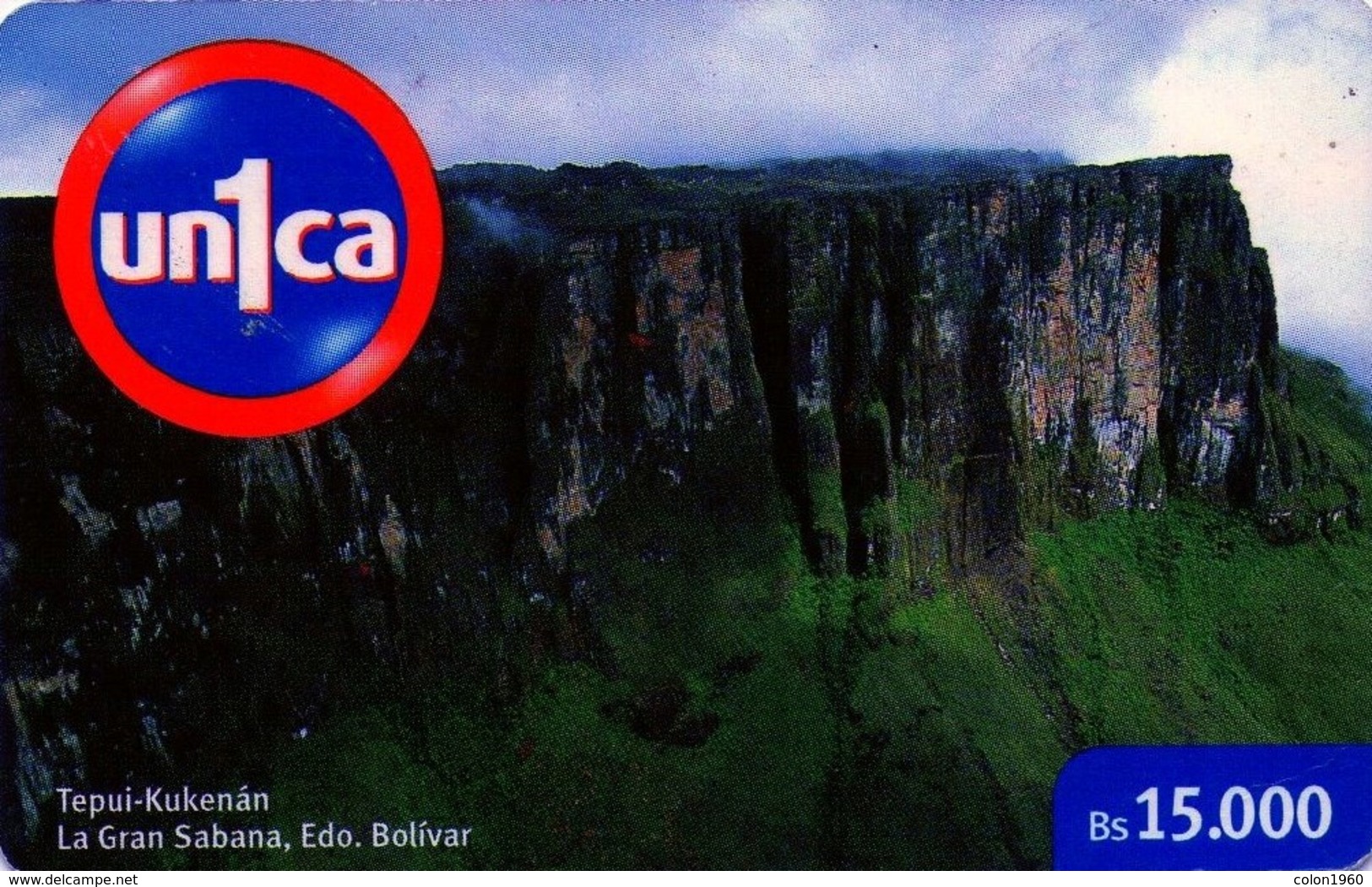 VENEZUELA, GSM-RECARGA. Tepui-Kukenán. La Gran Sabana, Edo. Bolívar. UI061209. VE-UNICA-U-061209. (323). - Venezuela