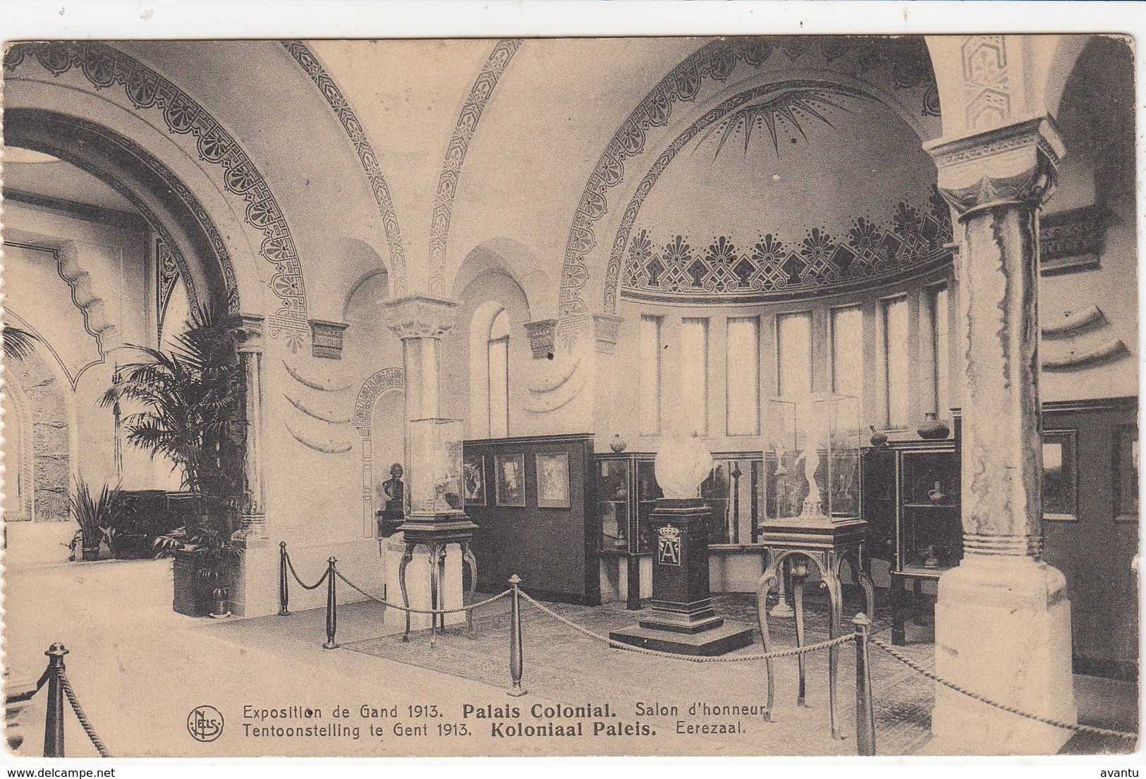 GENT  / EXPO 1913 / INTERIEUR KOLONIAAL PALEIS - Gent