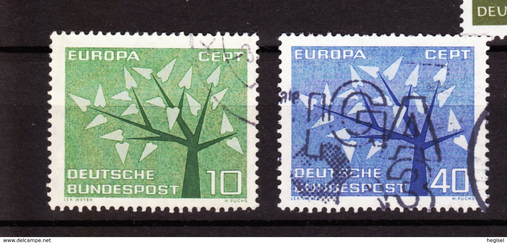 1962 Deutsche Bundespost, CEPT, Gebraucht - 1962