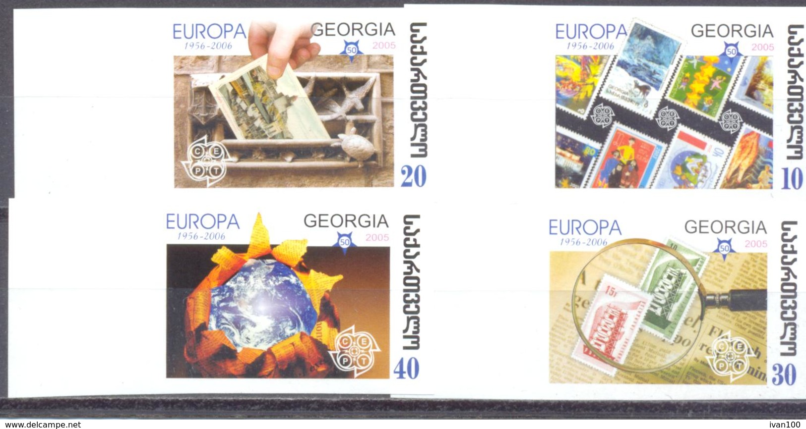 2006. Georgia, 50y Of The First Europa Stamp, 4v Imperforated,  Mint/** - Georgien