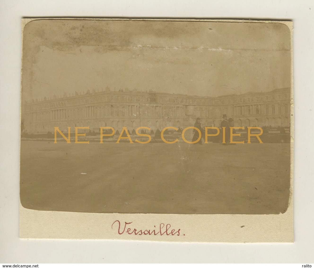 Versailles Le Chateau Vers 1890 Yvelines 78 - Lieux