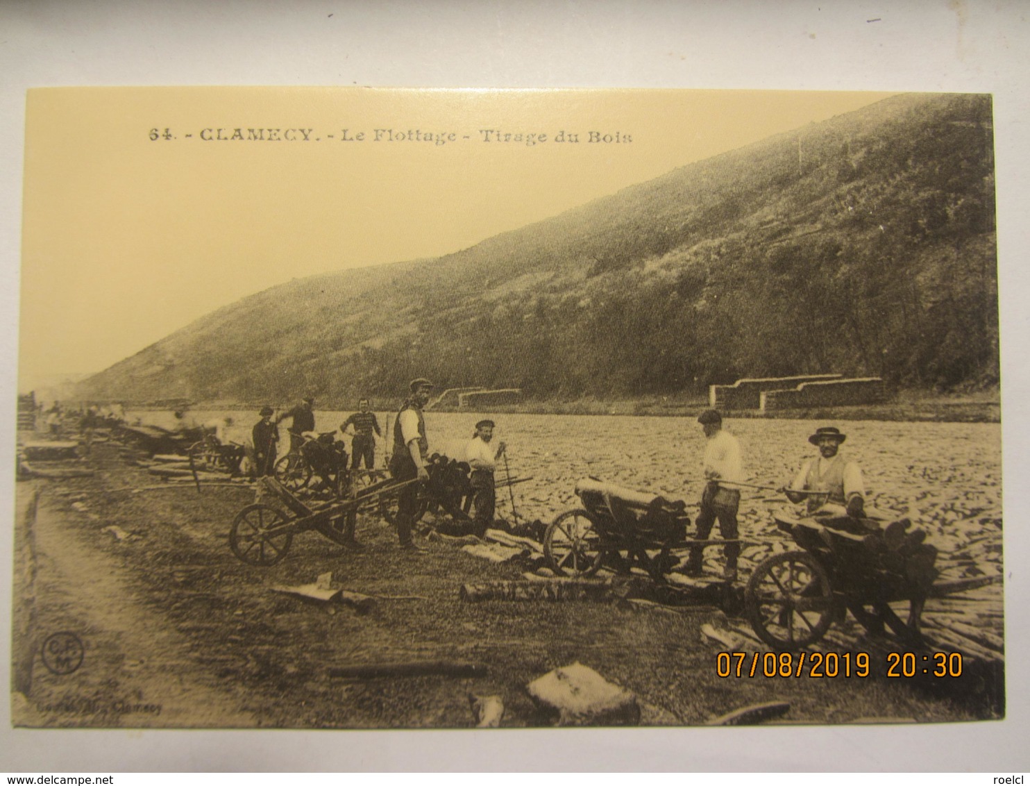 Cpa CLAMECY (58) Le Flottage - Tirage Du Bois - Clamecy