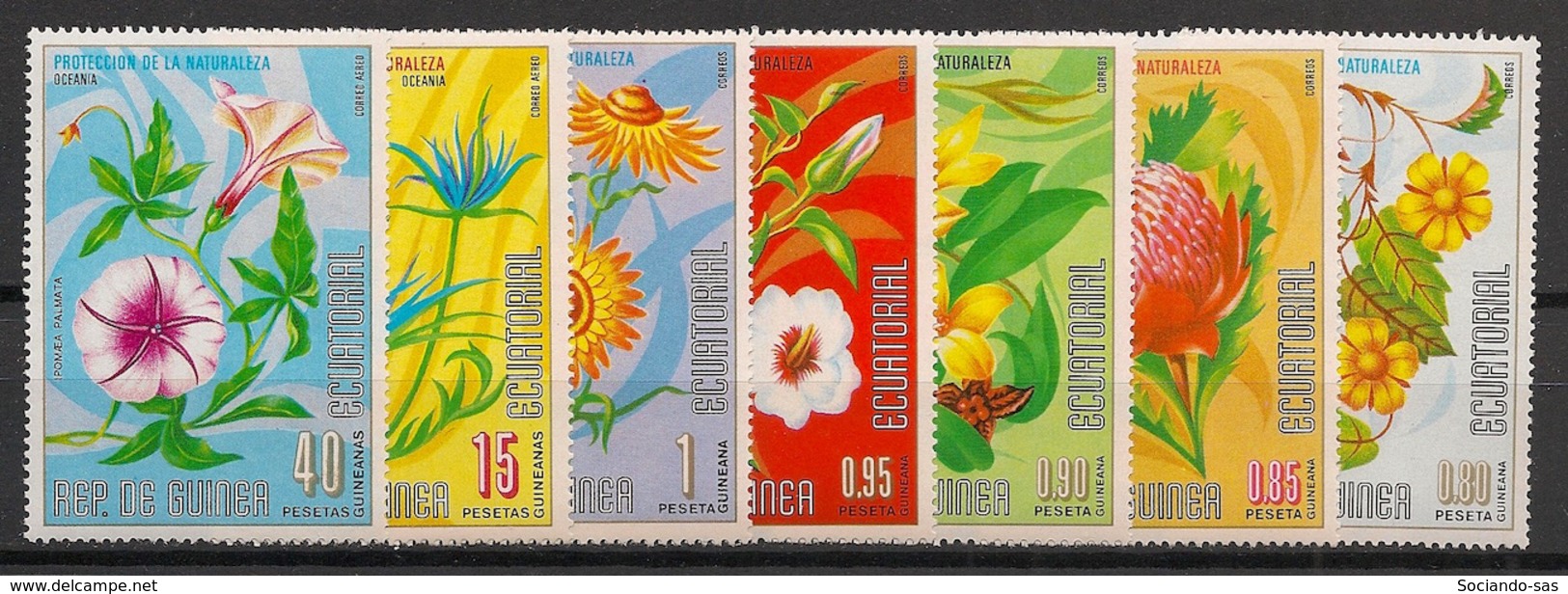 Guinée  équatoriale - 1976 - N°Mi. 920 à 926 - Fleurs - Neuf Luxe ** / MNH / Postfrisch - Guinea Equatoriale