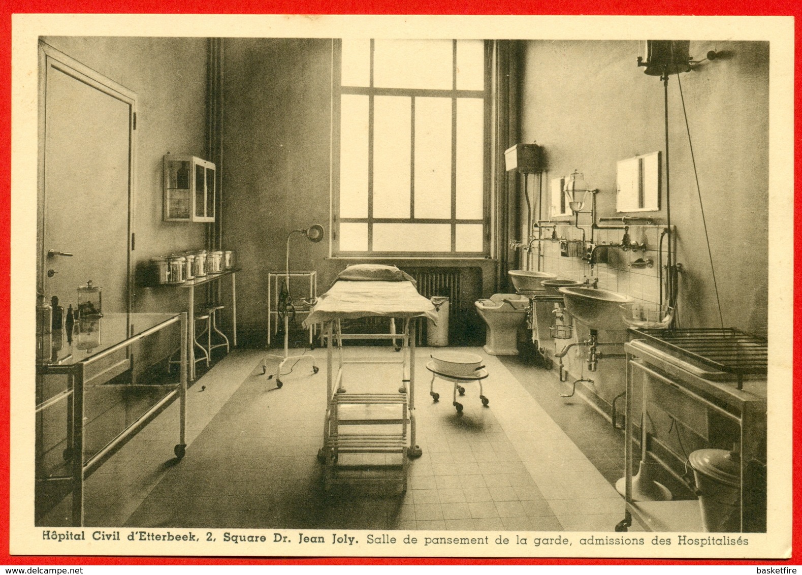 Etterbeek: Hôpital Civil - Square Dr. Jean Joly - Salle De Pansement De La Garde, Admissions Des Hospitalisés - Gezondheid, Ziekenhuizen