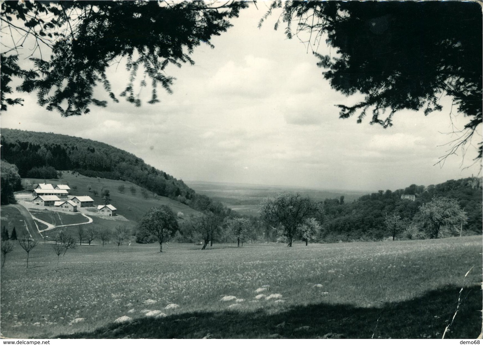 FERRETTE CPSM 68 Haut Rhin Colonie De Vacances Joie Et Santé Don Bosco  Ed BOETSCH (petit Pli Dans La Carte) - Ferrette