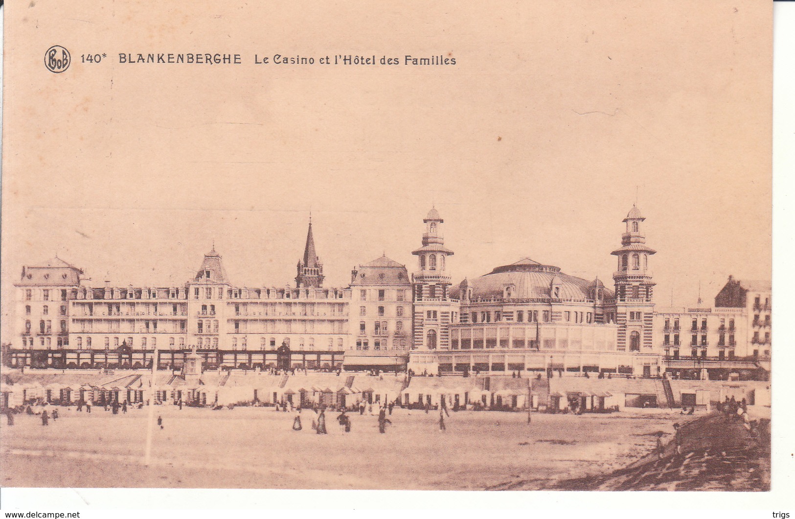 Blankenberghe - Le Casino Et L'Hôtel Des Familles - Blankenberge