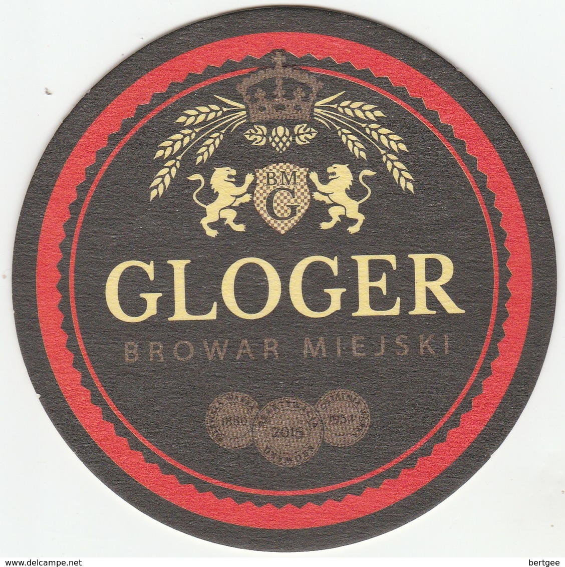 UNUSED BEERMAT - BROWAR MIEJSKI (BIELSKO-BIALA, POLAND) - GLOGER - Beer Mats