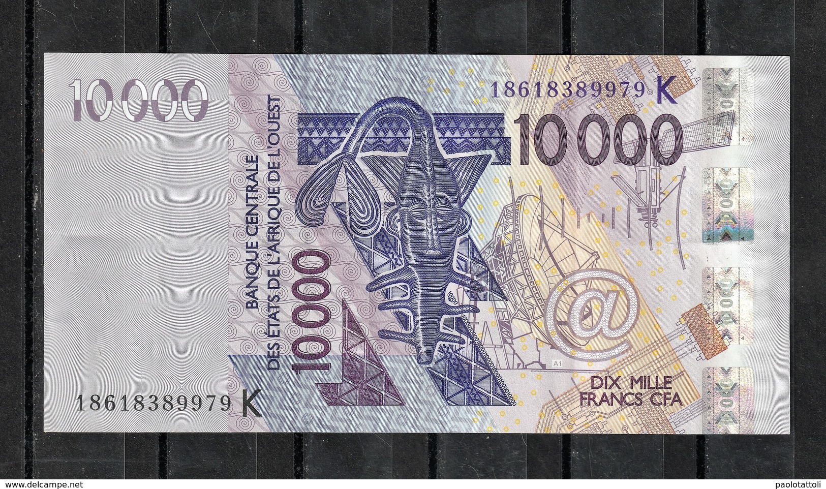 Senegal, 2003- Banque Centrale Des ètats De L'Afrique De L'ouest.10000Francs, VF. - Sénégal