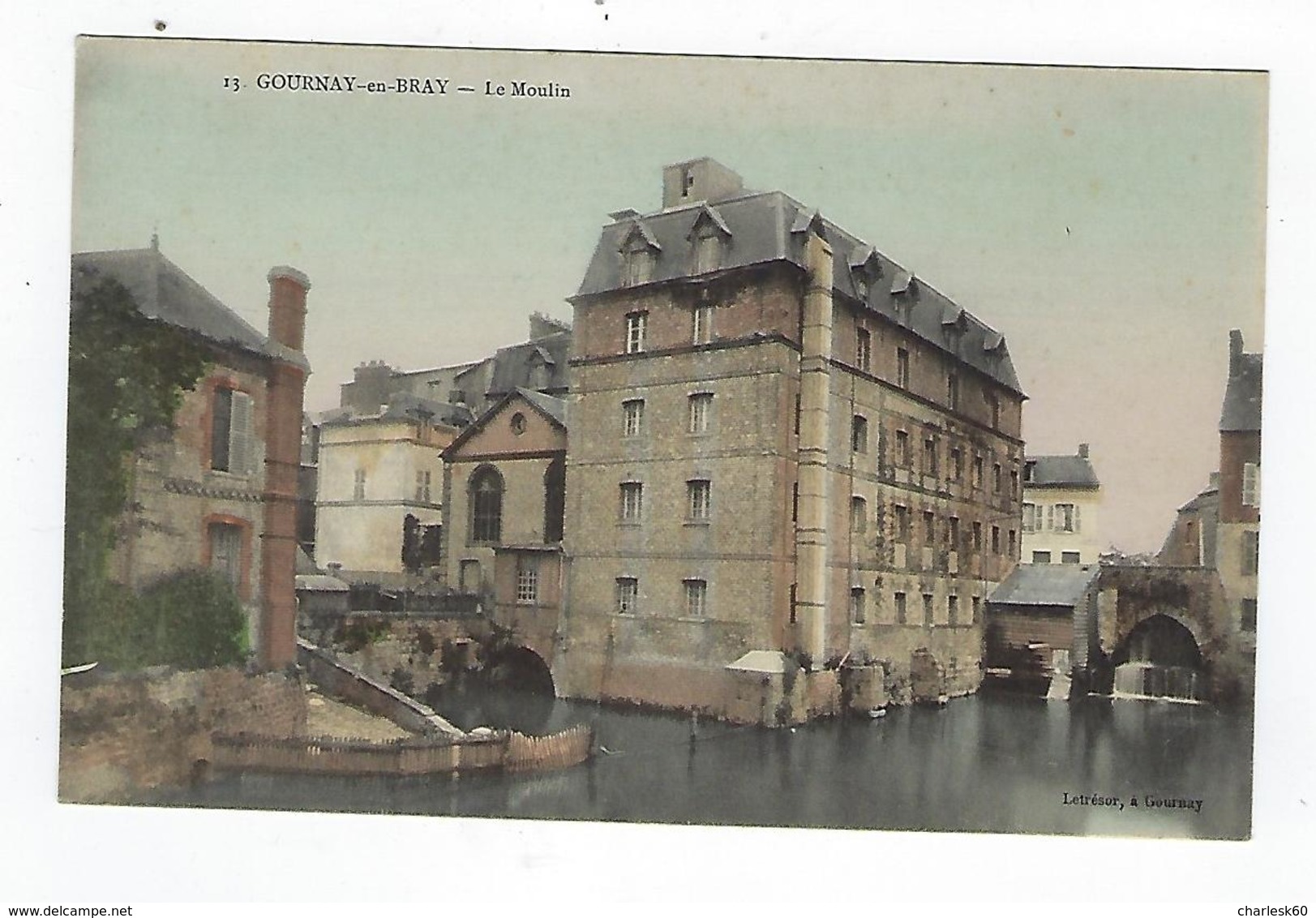 CPA 76 Gournay En Bray Le Moulin - Gournay-en-Bray