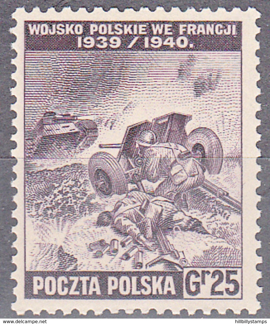 POLAND --GOV. IN EXILE       SCOTT NO. 3K11     MNH      YEAR  1943 - Governo Di Londra (esilio)