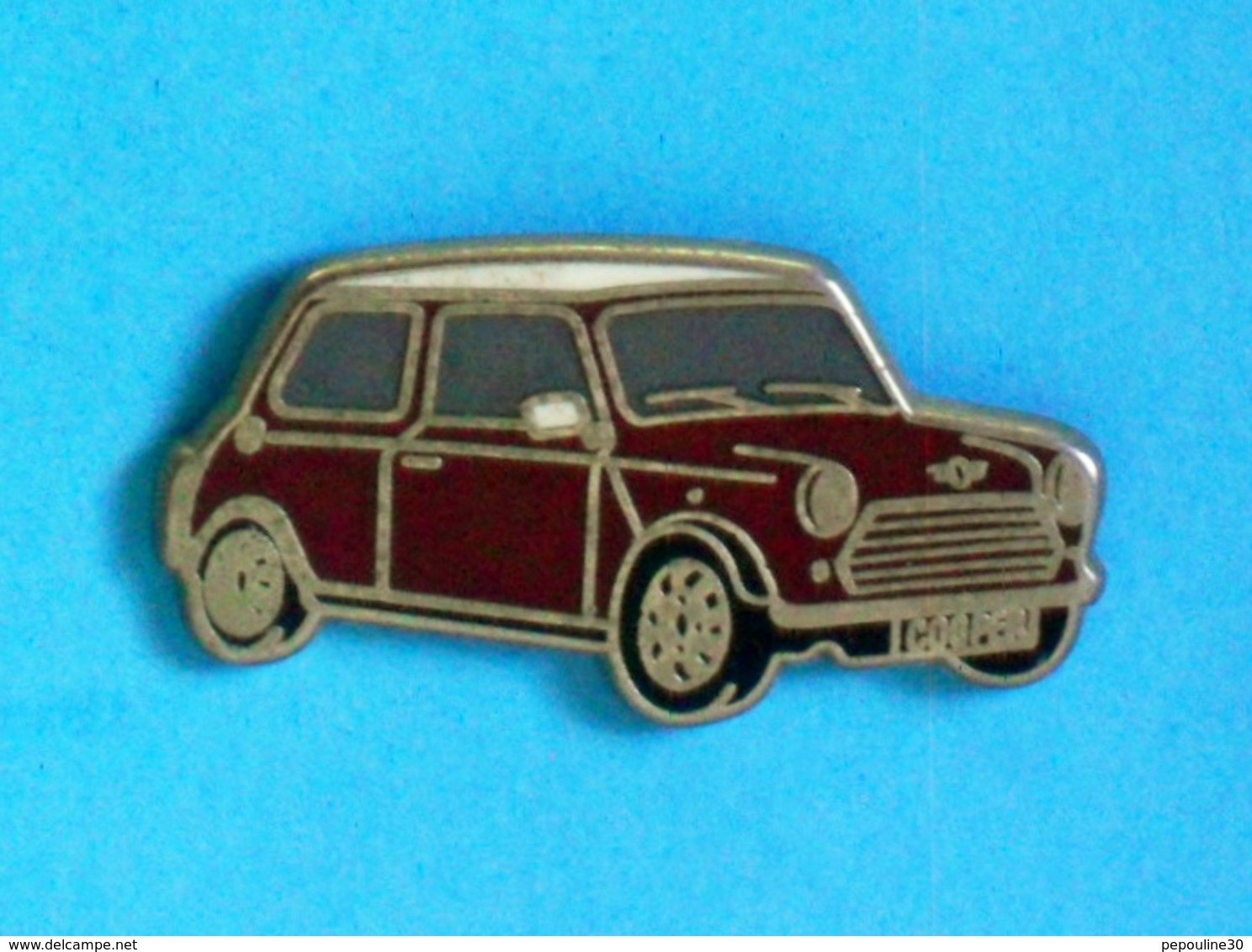 1 PIN'S //  ** AUSTIN MINI COOPER ** . (ATC) - Autres & Non Classés