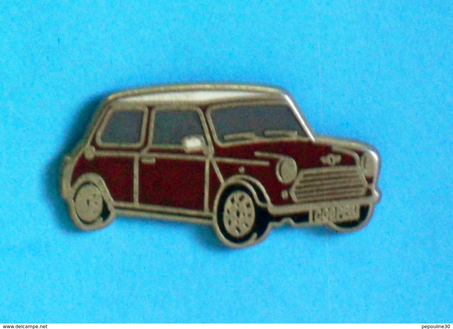 1 PIN'S //  ** AUSTIN MINI COOPER ** . (ATC) - Autres & Non Classés