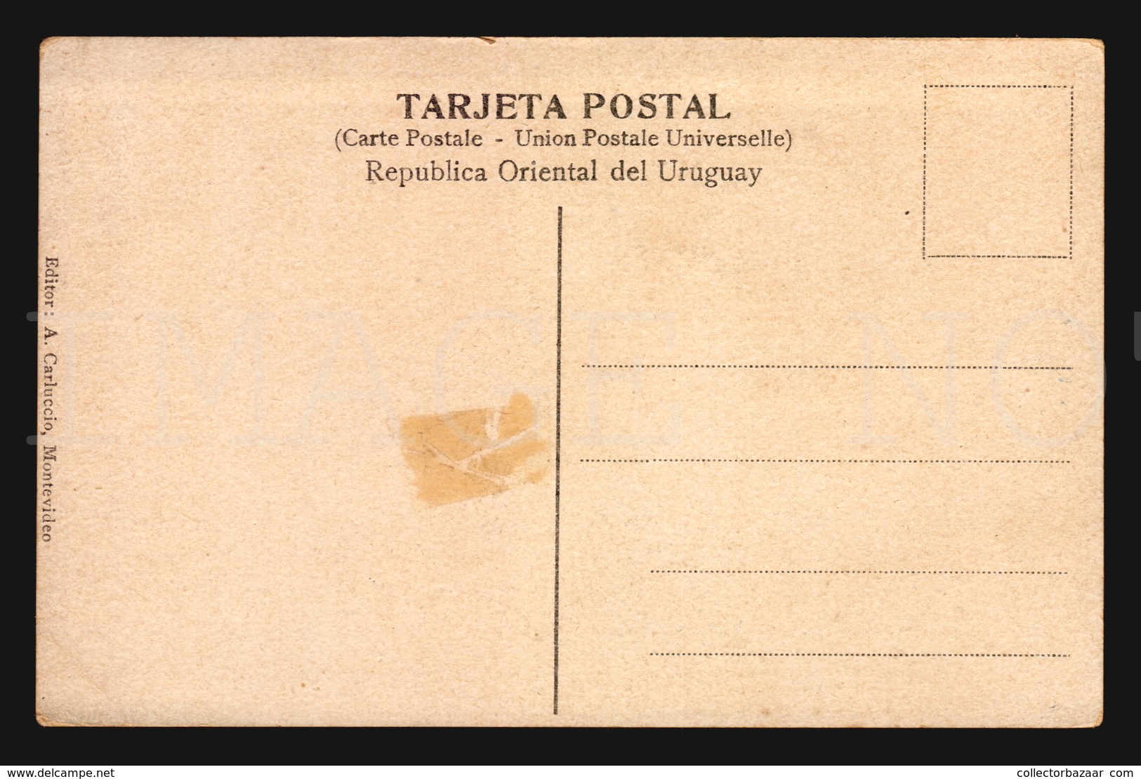 Tarjeta Postal Uruguay Montevideo Cerro Fortaleza Y Faro Lighthouse Carluccio Nº602 (w5-538) - Uruguay