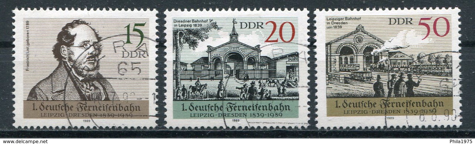 DDR Michel-Nr. 3238-3240 Gestempelt Tagesstempel - Usati