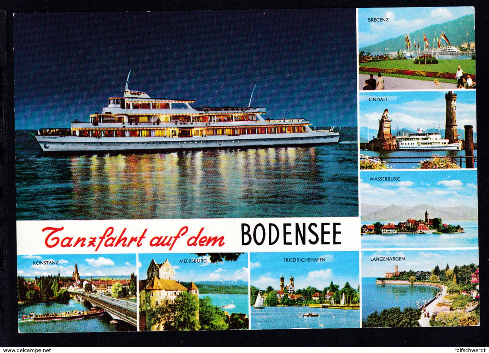 Euregio Bodensee Auf CAK (Tanzfahrt Auf Dem Bodensee) Mit Sonderstempel Bregenz - Other & Unclassified