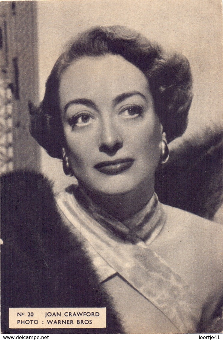 Pub Reclame - Ciné Cinema Bioscoop - Ciné Astrid Evergem - Foto Photo Star Vedette Joan Crawford - Werbetrailer