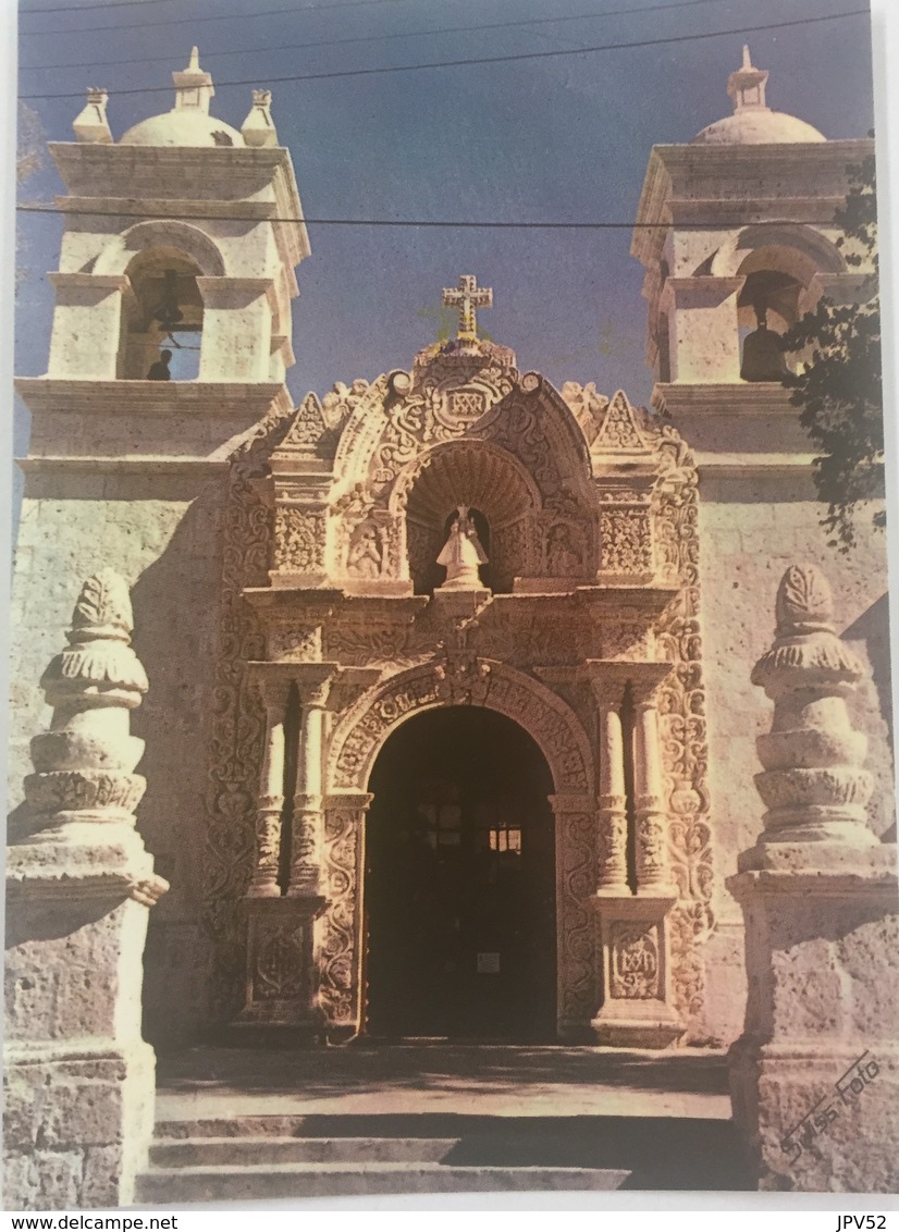 (630) Peru - Arequipa - The Church Of Cayma - 17th Century - Twee Klokkentorens. - Peru