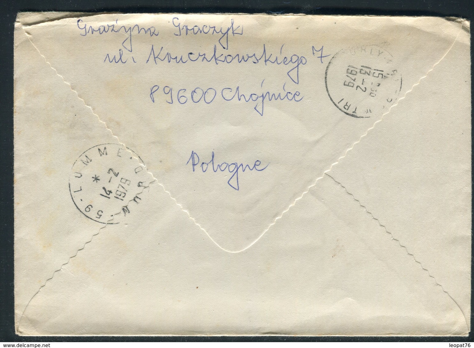 Pologne - Enveloppe En Exprès De Chojnice Pour La France En 1979 - Réf AT 152 - Lettres & Documents