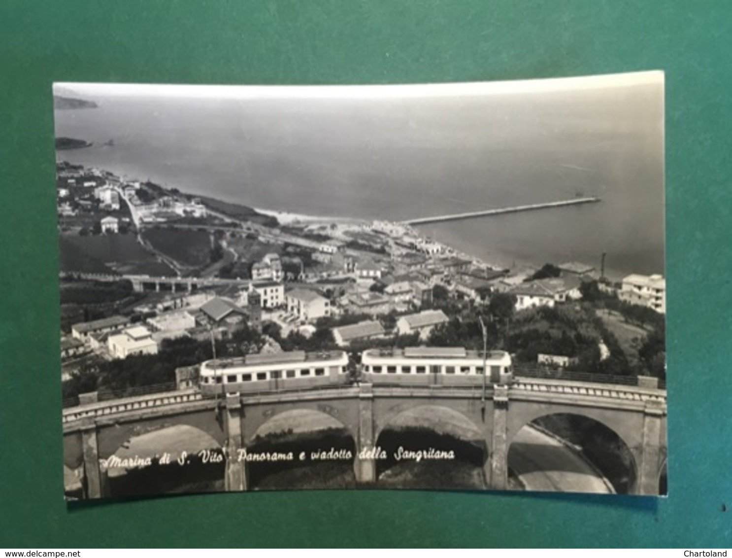 Cartolina Marina Di S. Vito - Panorama E Viadotto Della Sangritana - 1965 - Chieti