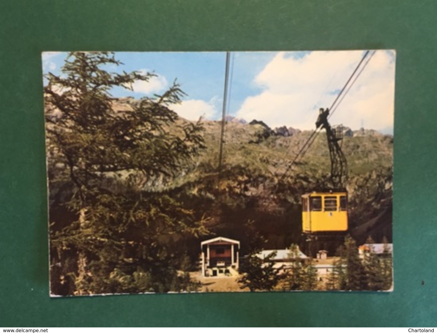 Cartolina Chiesa Valmalenco - Funivia Del Lago Ali - Stazione Alpe - 1966 - Trento