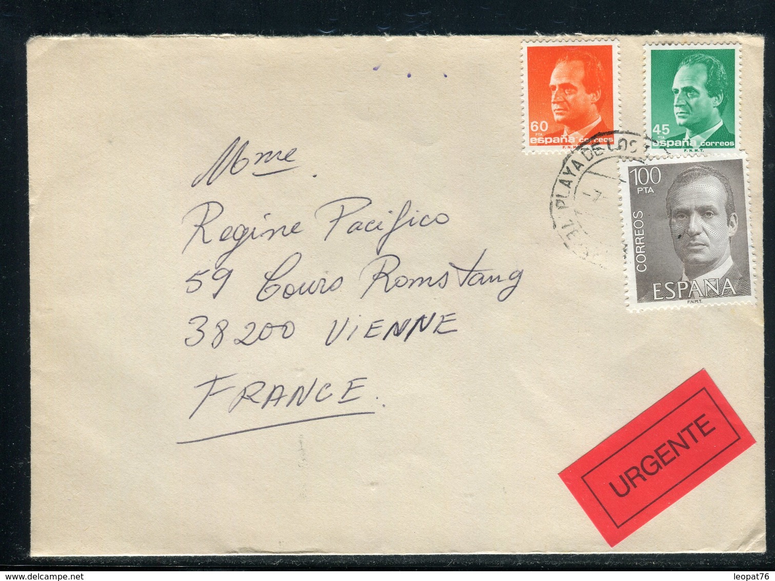 Espagne - Enveloppe En Exprès De Playa De Los .... Pour La France En 1993 - Réf AT 166 - Storia Postale