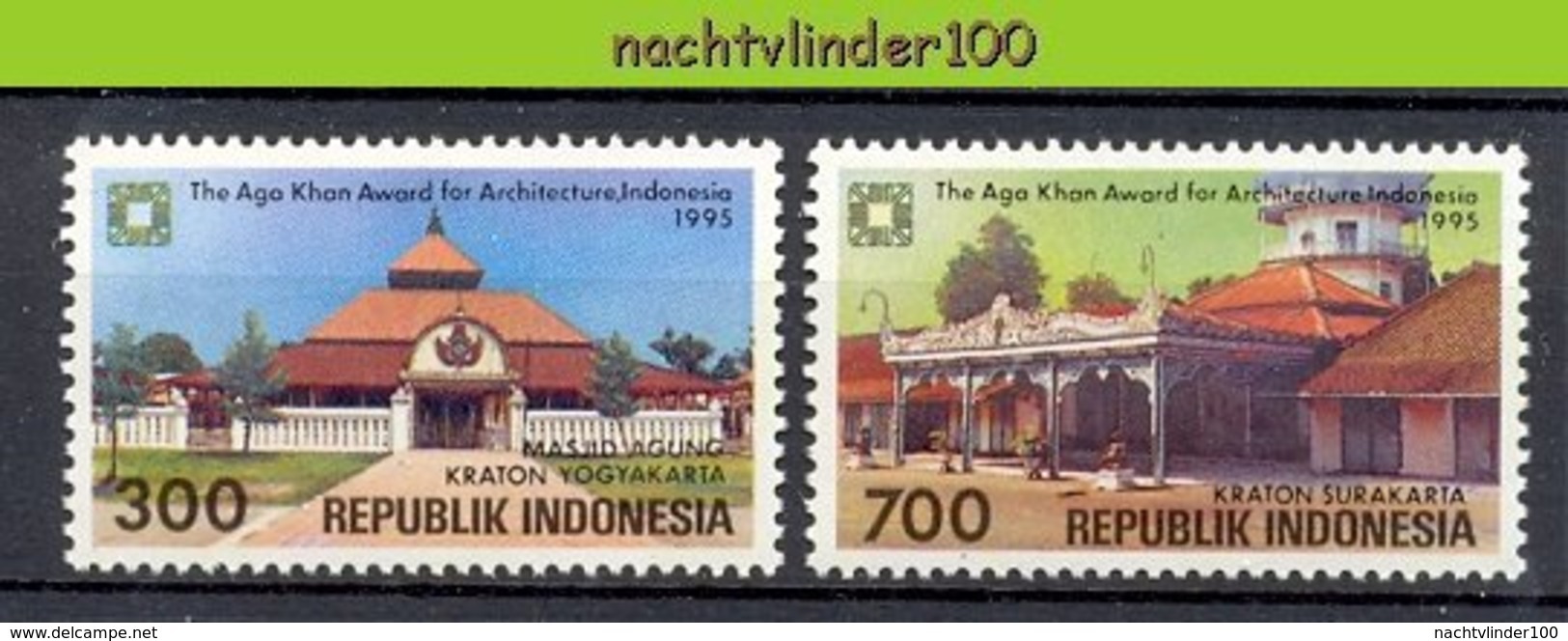 Mgm1660 ARCHITECTUUR GEBOUWEN AGA KHAN AWARD INDONESIAN ARCHITECTURE BUILDINGS INDONESIA 1995 PF/MNH - Otros & Sin Clasificación