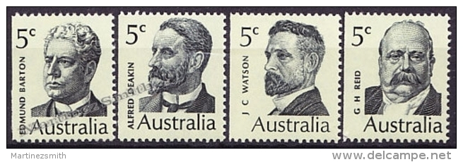 Australia 1969 Yvert 397-400, Definitive Set, Famous People (II) - MNH - Mint Stamps