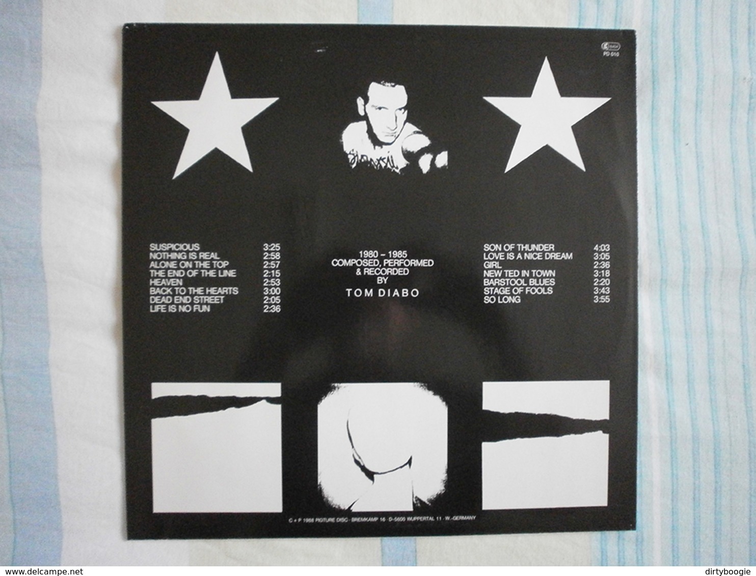 Tom DIABO - Dark Star - LP - PIGTURE DISC - Rock