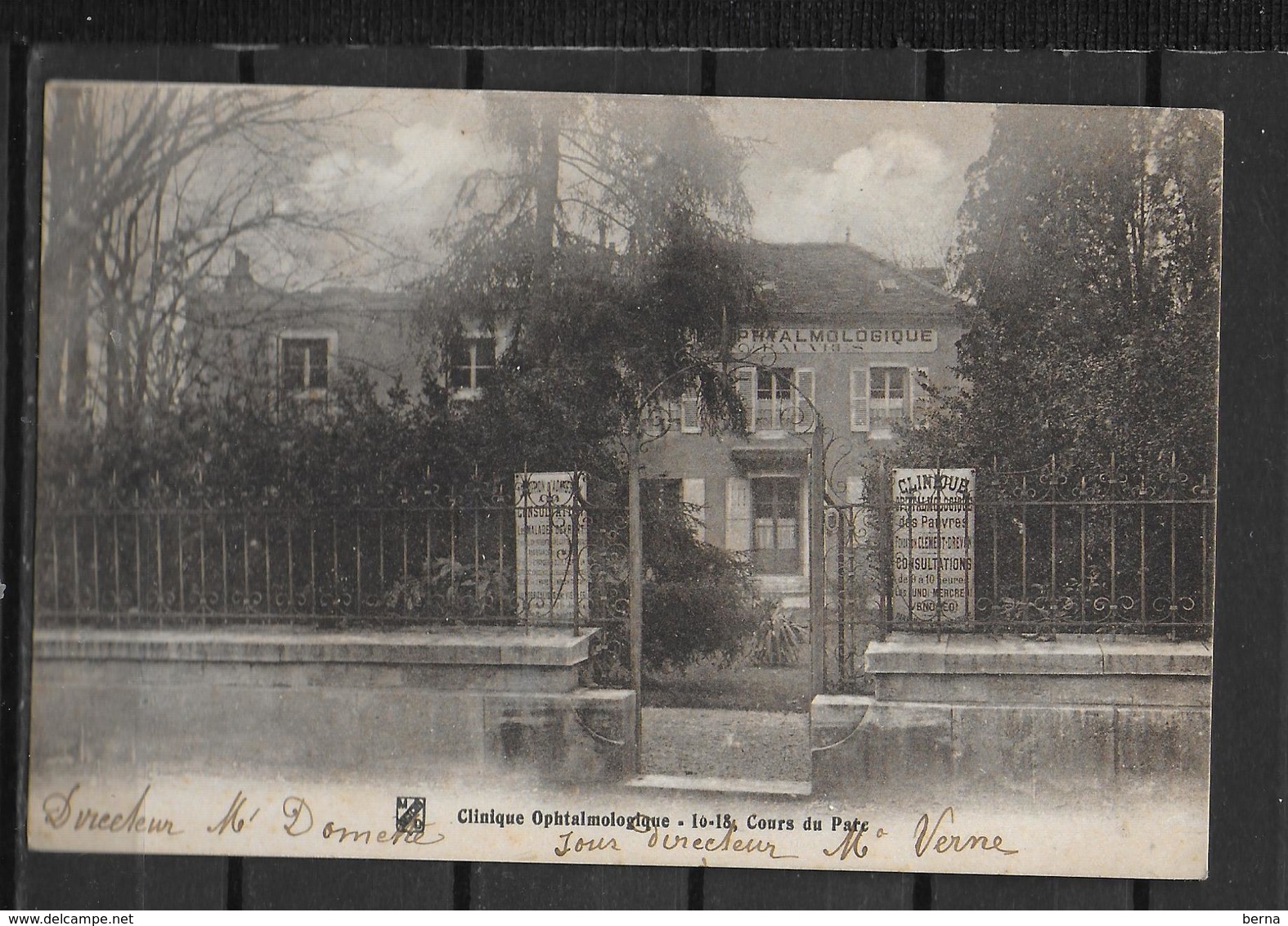 21 DIJON CLINIQUE OPHTALMOLOGIQUE DES PAUVRES COURS DU PARC - Dijon