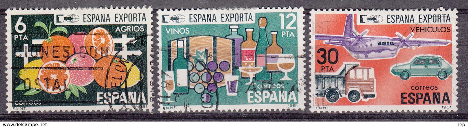 SPANJE - Michel - 1981 - Nr 2509/11 - Gest/Obl/Us - Oblitérés