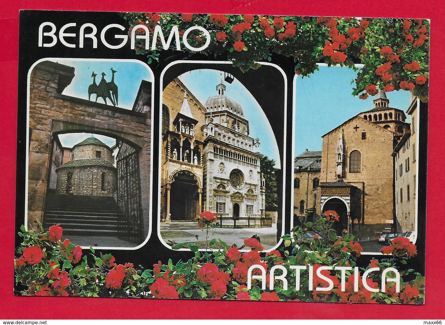 CARTOLINA VG ITALIA - BERGAMO Artistica - Vedutine Multivue - 10 X 15 - 1985 PONTE NOSSA - Bergamo