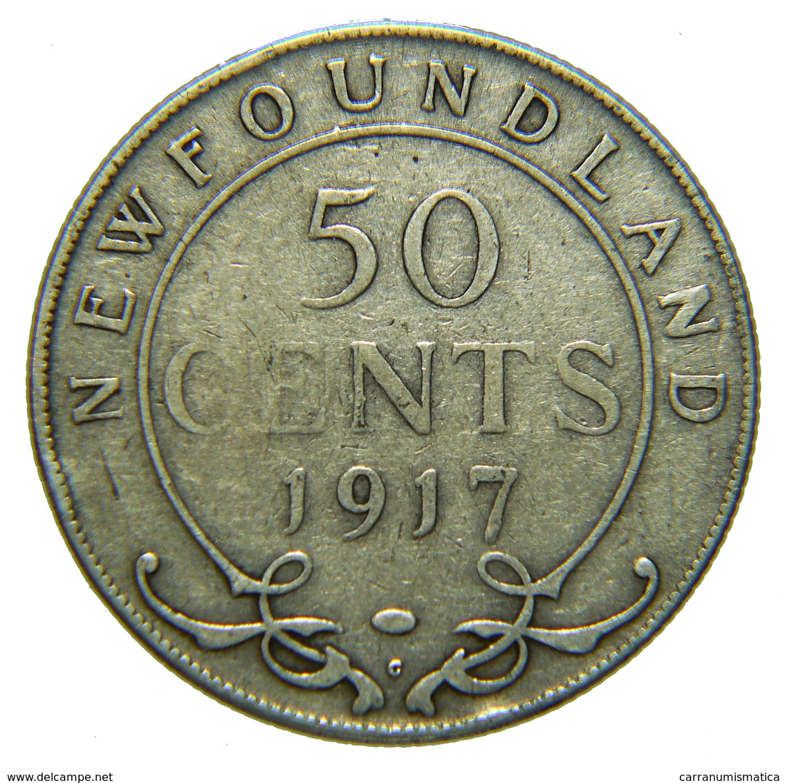 [NC] CANADA - NEWFOUNDLAND - 50 CENTS - ARGENTO 925 - 1917 (nc4436) - Canada