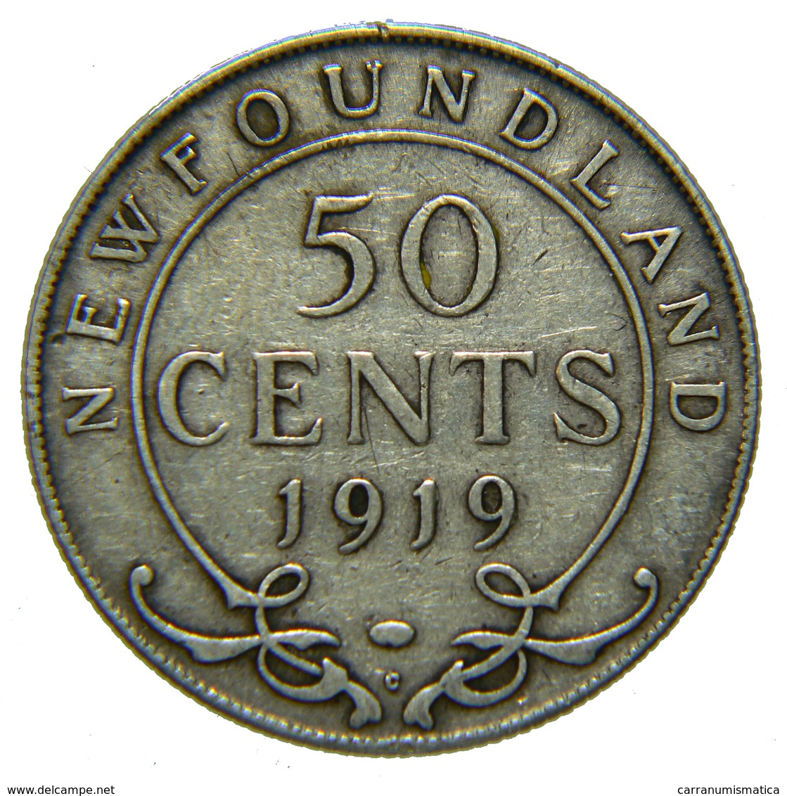 [NC] CANADA - NEWFOUNDLAND - 50 CENTS - ARGENTO 925 - 1919 (nc4438) - Canada