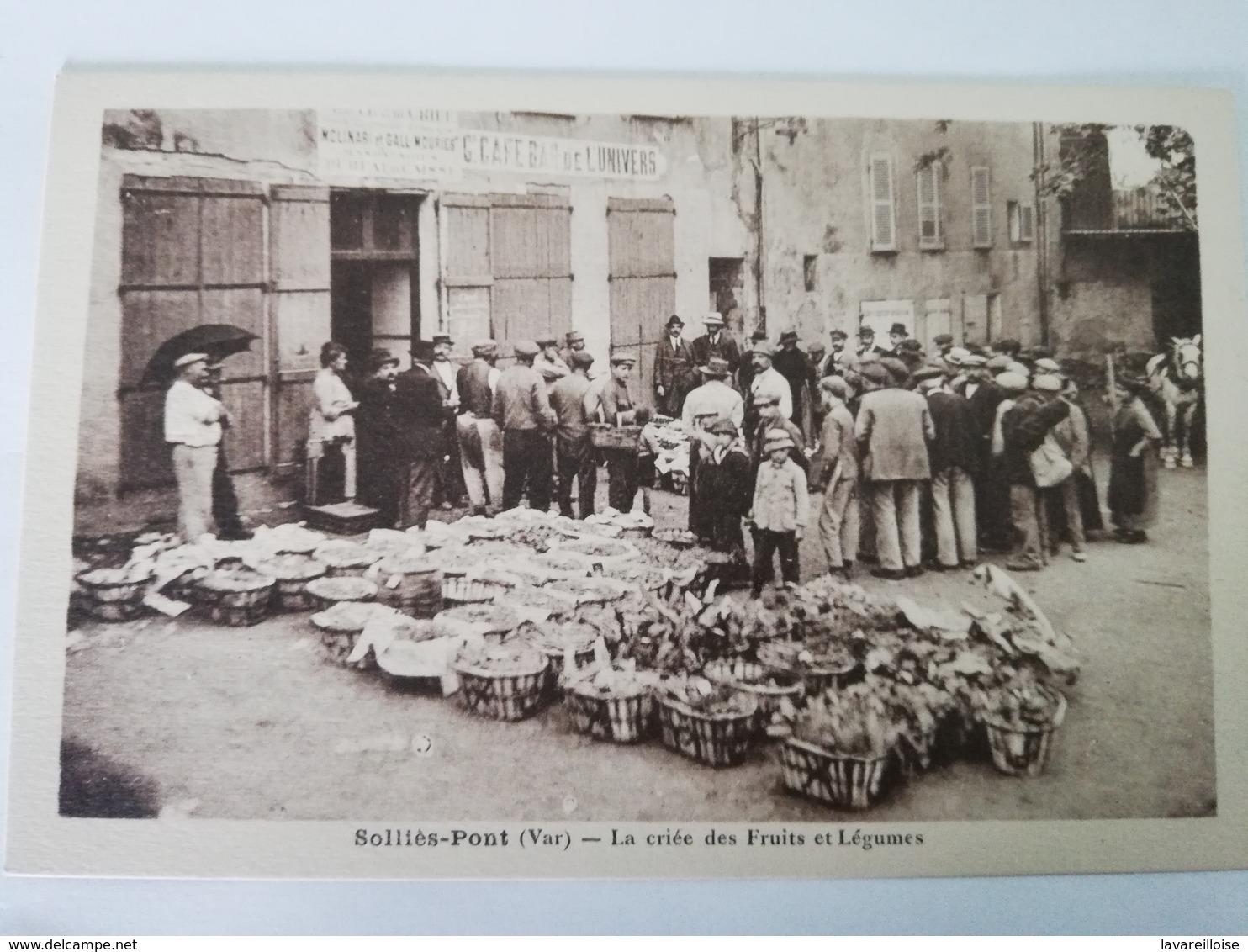 CPA 83 SOLLIES PONT LA CRIEE DES FRUITS ET LEGUMES RARE BELLE CARTE !! - Sollies Pont