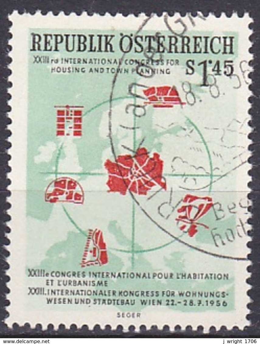 Austria/1956 - Town Planning Congress/Städtebau-kongress - 1.45 S - USED - Used Stamps