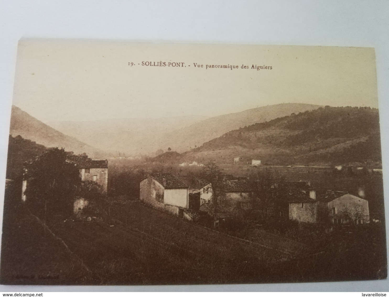 CPA 83 SOLLIES PONT VUE PANORAMIQUE DES AIGUIERS RARE BELLE CARTE !! - Sollies Pont