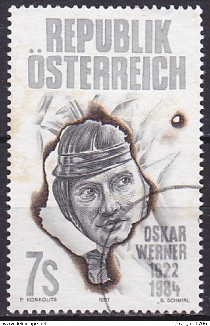 Austria/1997 - Oskar Werner - 7 S - USED - Gebraucht