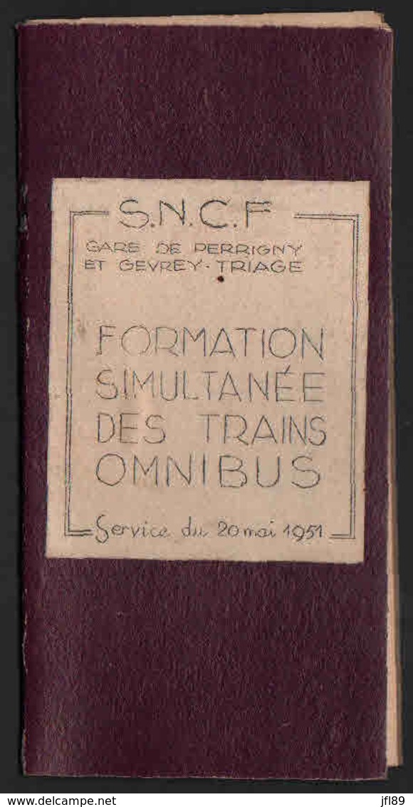 SNCF - Formation Simultanée Des Trains Omnibus - 20/05/51 - Train15 - Europa