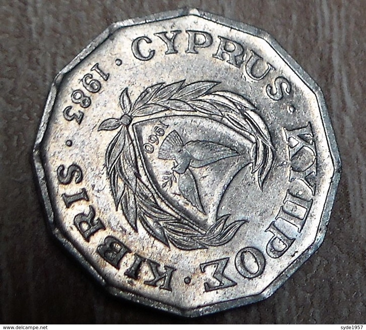 Chypre 1983 1/2 Cent - Zypern