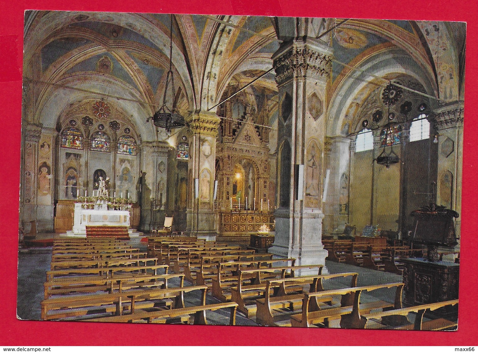 CARTOLINA VG ITALIA - FIRENZE - Orsanmichele - Interno - 10 X 15 - 1988 - Firenze