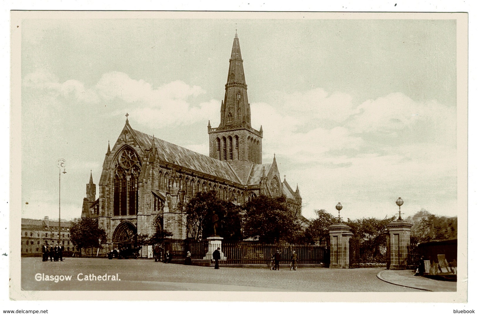 Ref 1314 - Early Real Photo Postcard - Glasgow Cathedral - Scotland - Lanarkshire / Glasgow