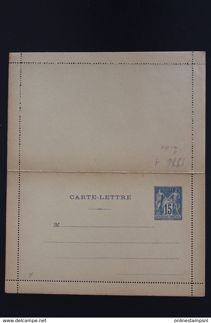 France Carte Lettre K1 Not Used - Cartes-lettres