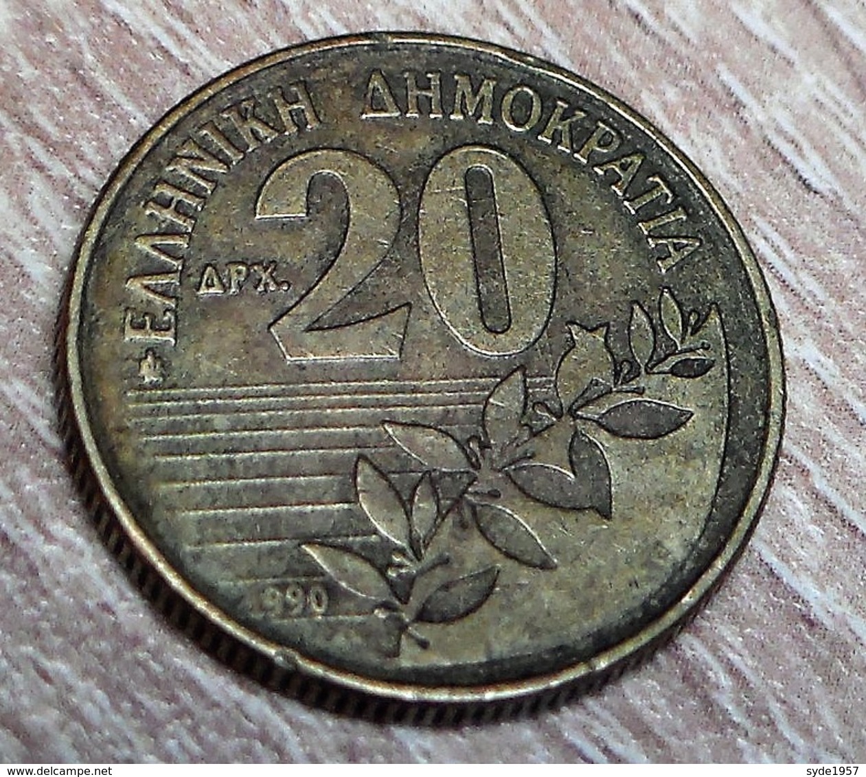 Grèce 1990, 20 Drachmes - Grecia