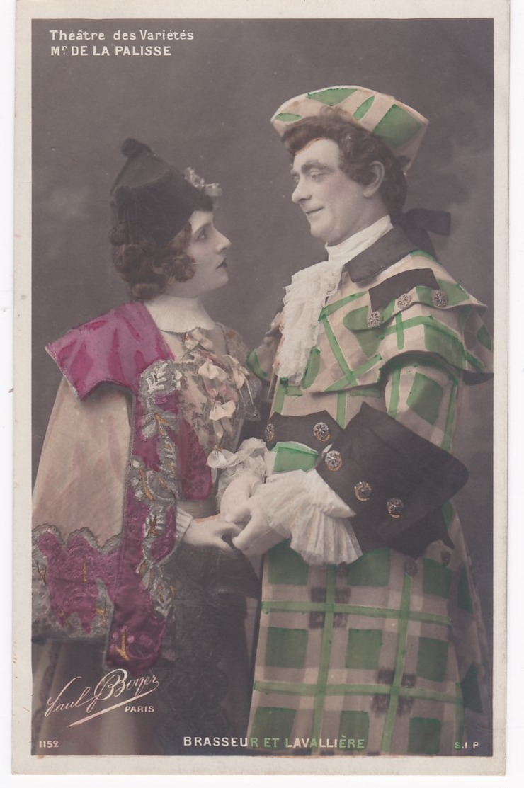 Photo Boyer Paris -  BRASSEUR Et LAVALLIERE  -  Théâtre Des Variétés Dans M. De La Palisse - Dos Simple - Künstler