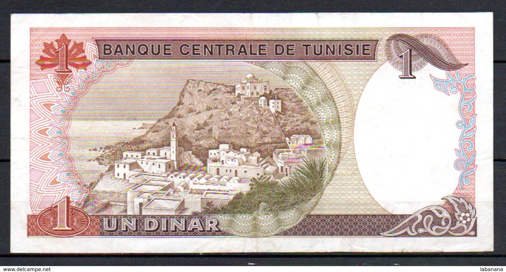 329-Tunisie Billet De 1 Dinar 1980 E10 - Tunisie