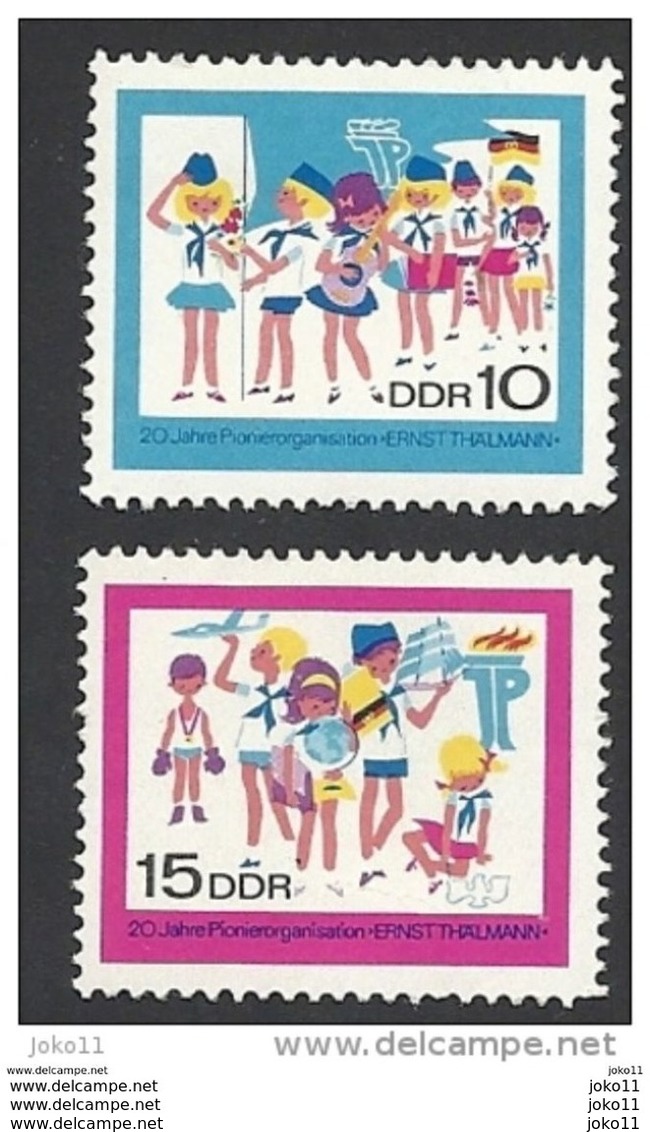 DDR, 1968, Michel-Nr. 1432-1433, **postfrisch - Neufs